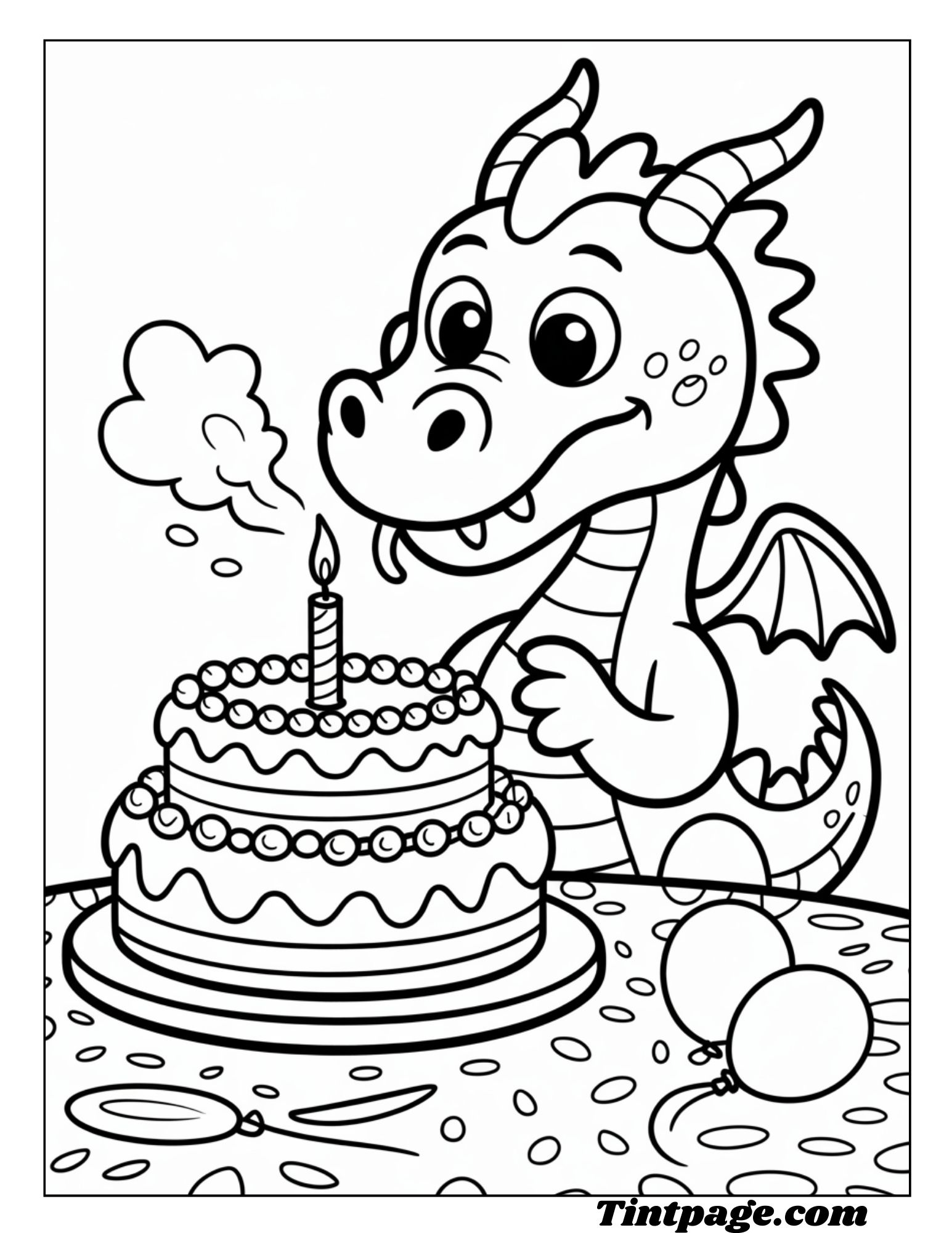 80 Dragon Coloring Page For All Ages ( Printable Pdf Free Dawenload)