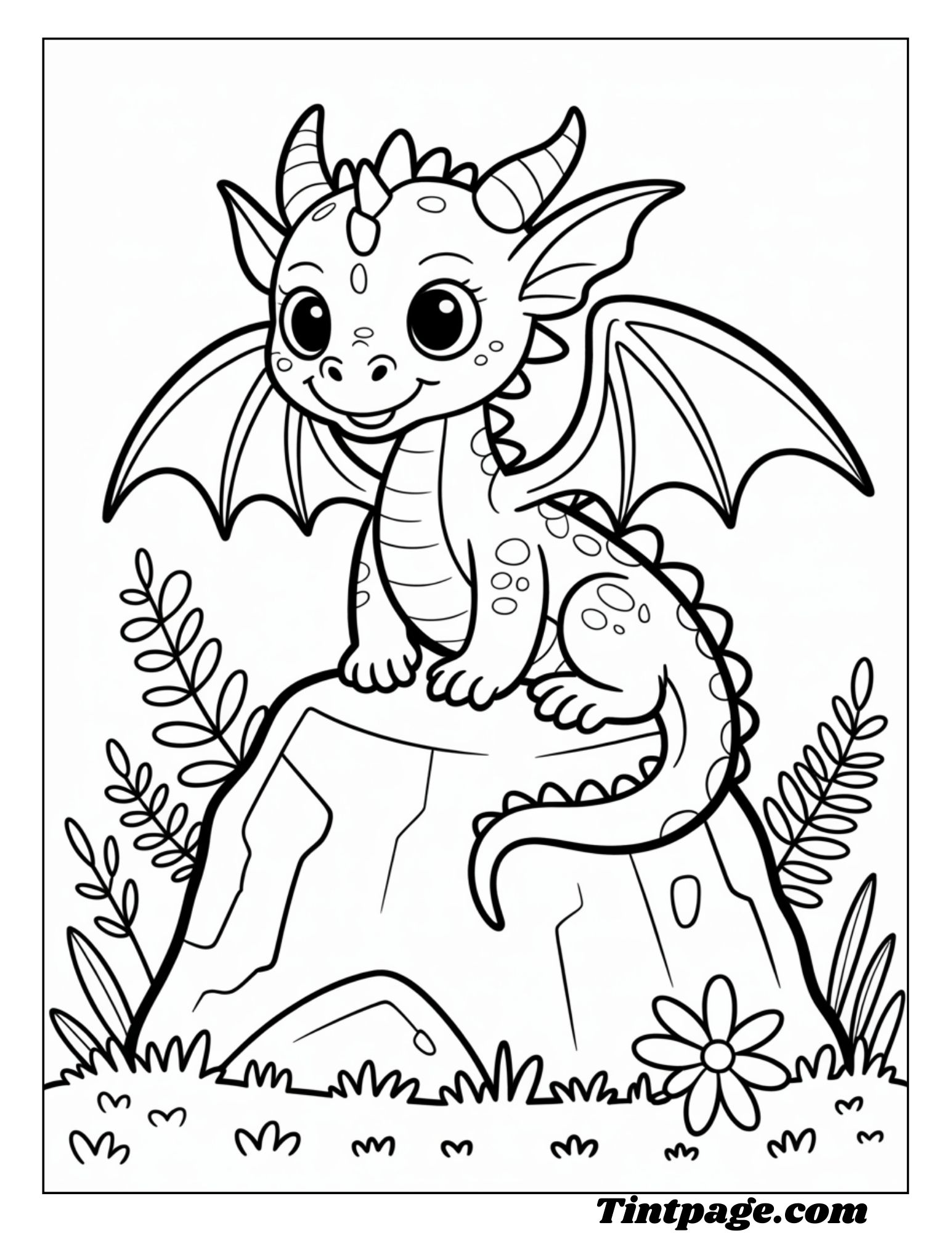 80 Dragon Coloring Page For All Ages ( Printable Pdf Free Dawenload)