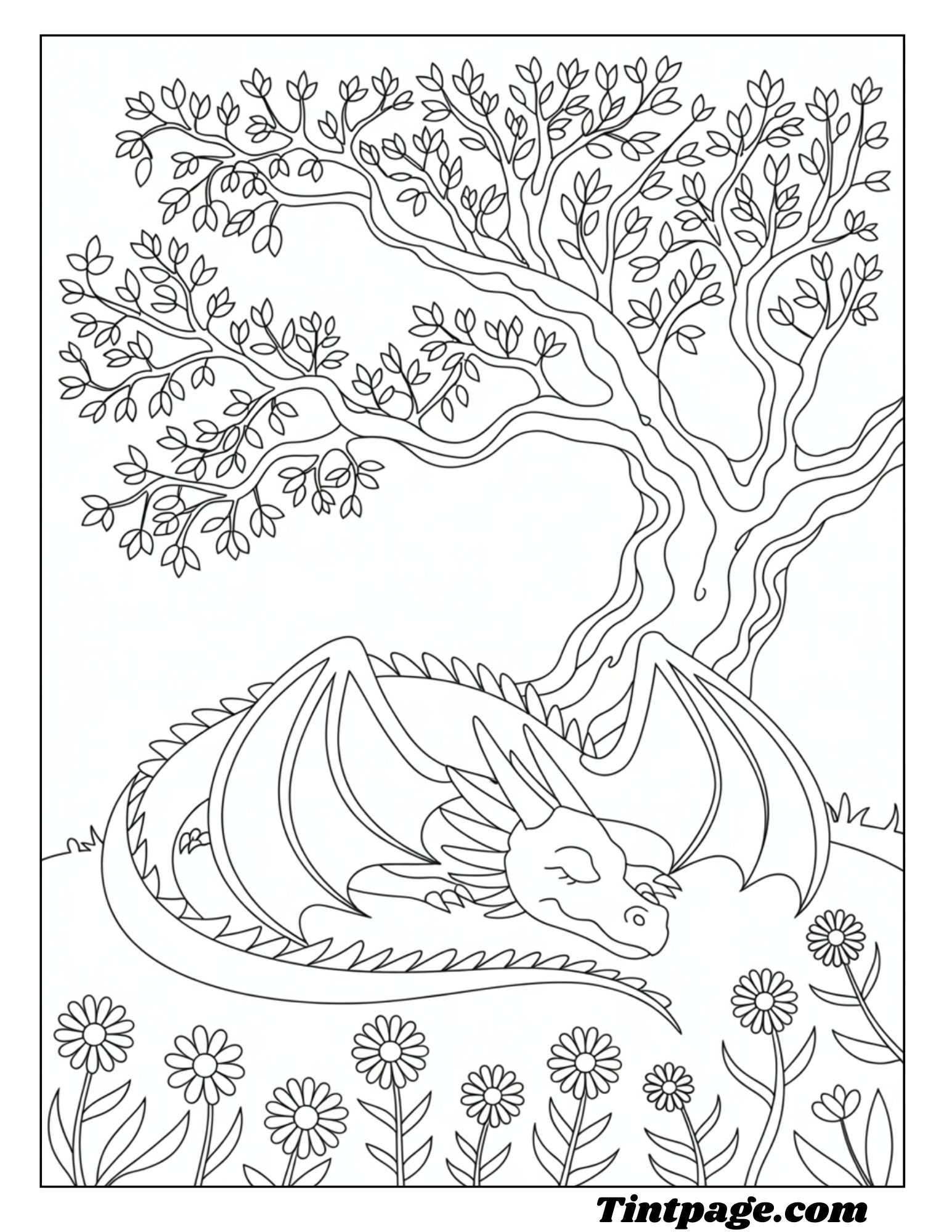 80 Dragon Coloring Page For All Ages ( Printable Pdf Free Dawenload)