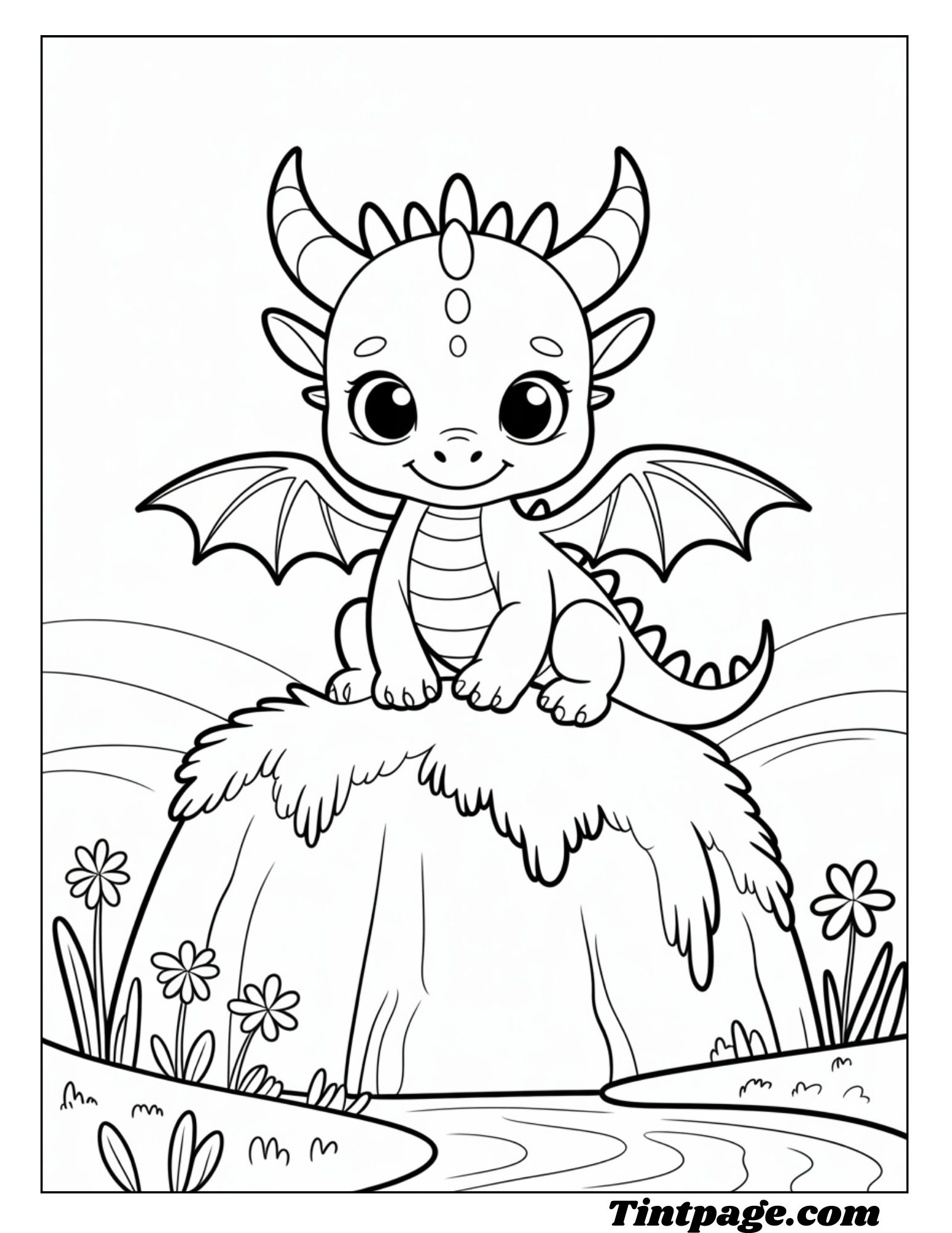 80 Dragon Coloring Page For All Ages ( Printable Pdf Free Dawenload)