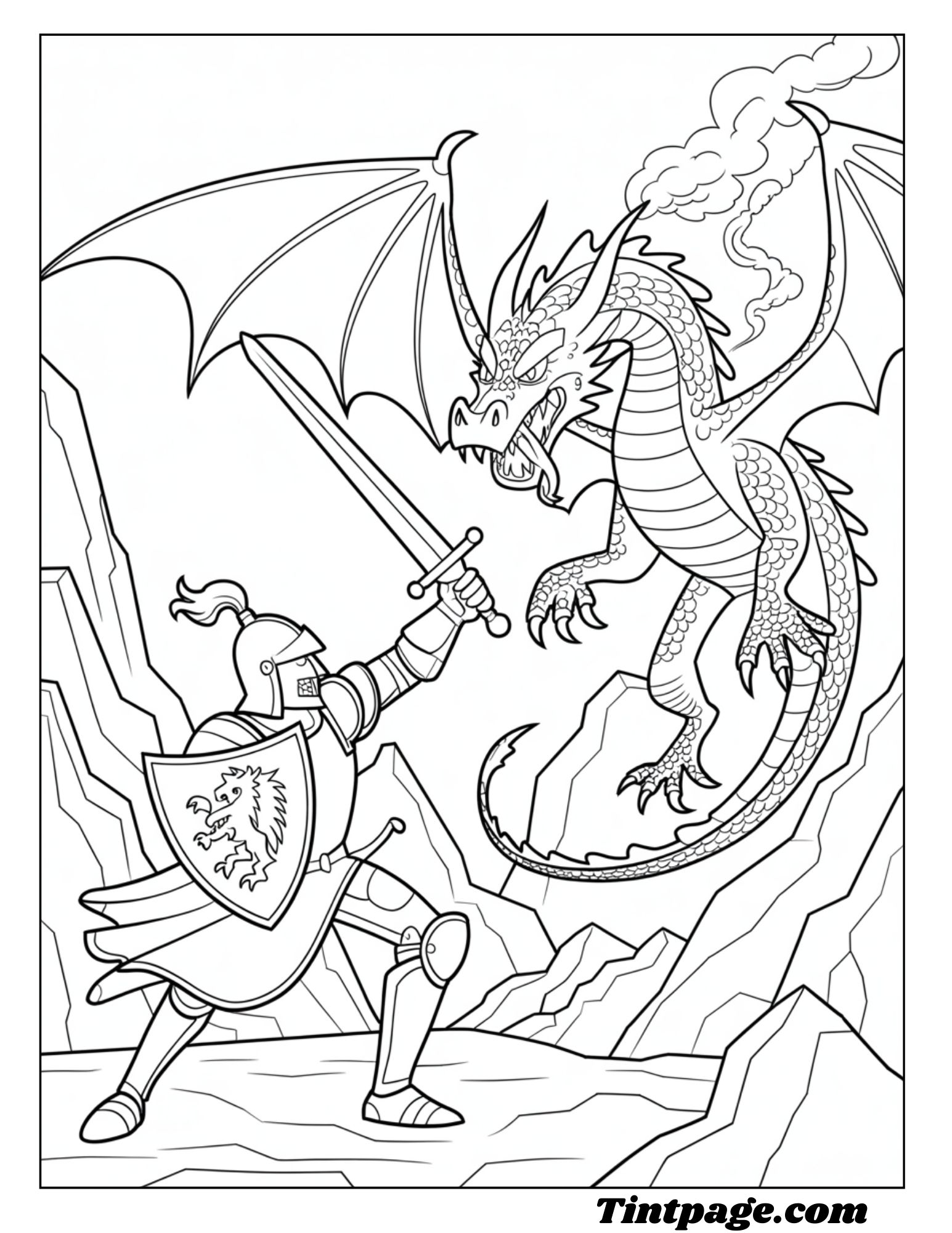 80 Dragon Coloring Page For All Ages ( Printable Pdf Free Dawenload)