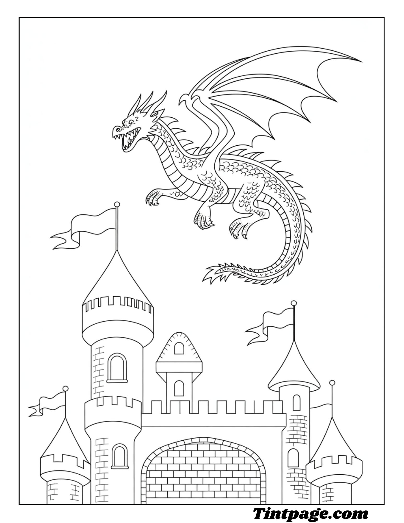 80 Dragon Coloring Page For All Ages ( Printable Pdf Free Dawenload)80 Dragon Coloring Page For All Ages ( Printable Pdf Free Dawenload)