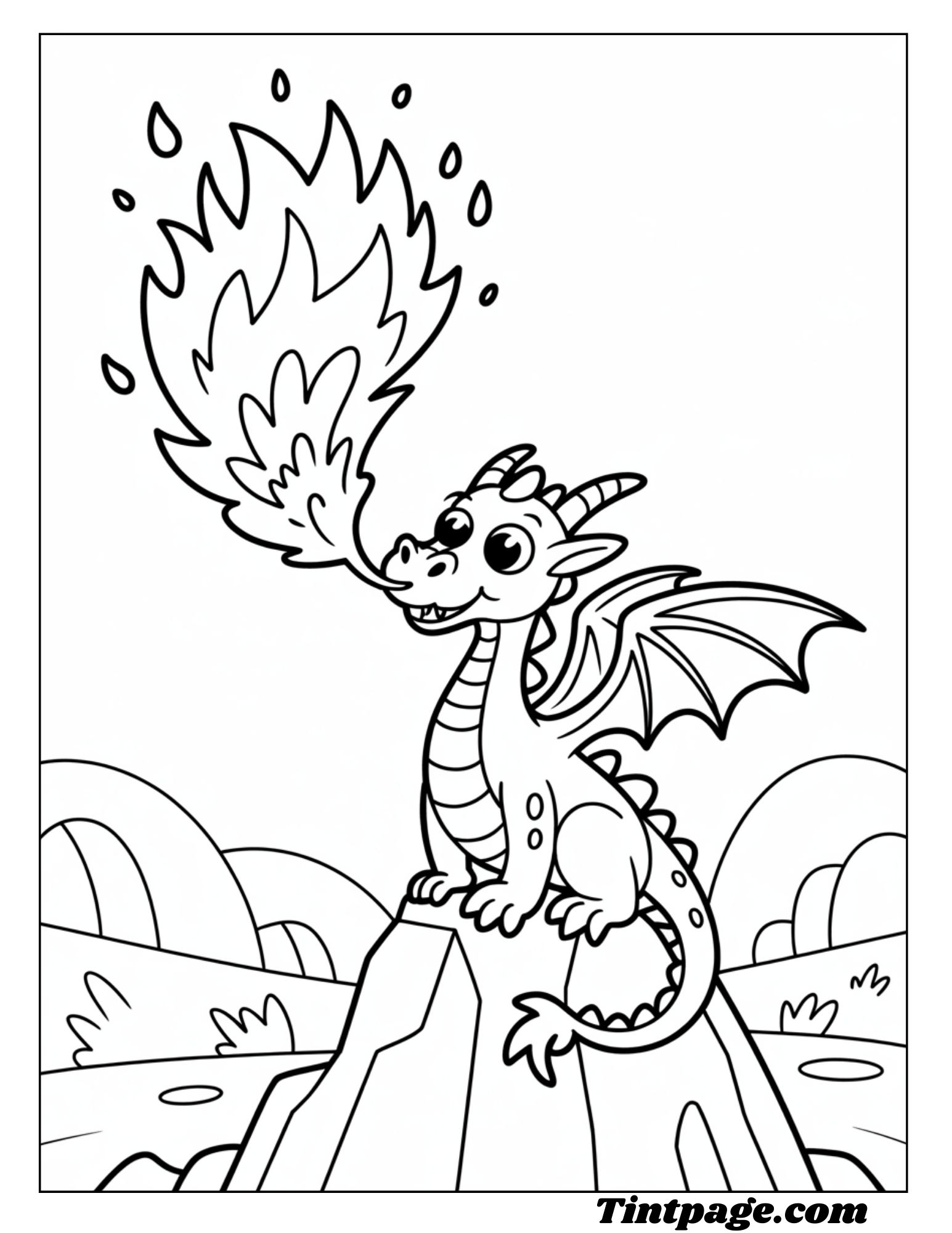 80 Dragon Coloring Page For All Ages ( Printable Pdf Free Dawenload)