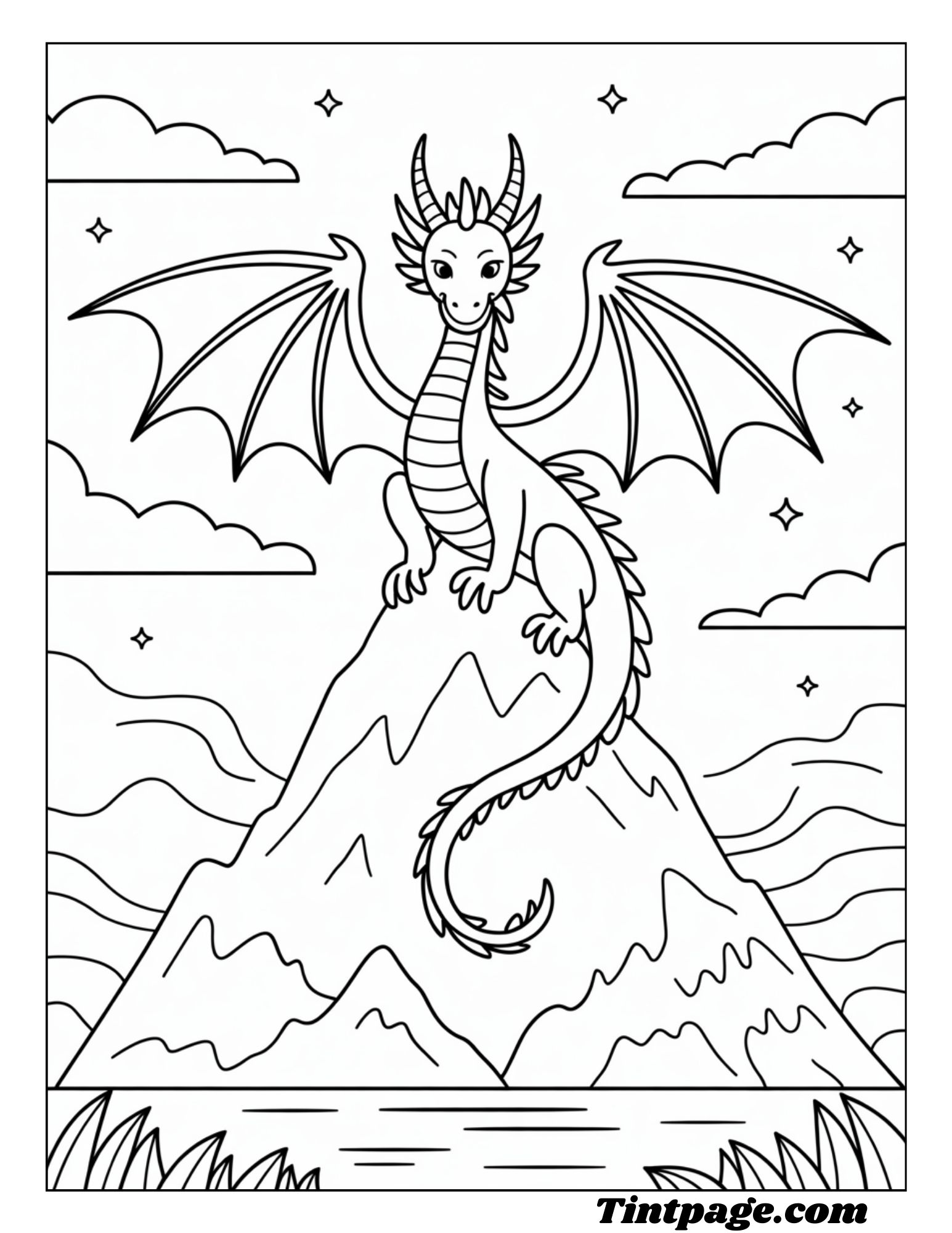80 Dragon Coloring Page For All Ages ( Printable Pdf Free Dawenload)80 Dragon Coloring Page For All Ages ( Printable Pdf Free Dawenload)
