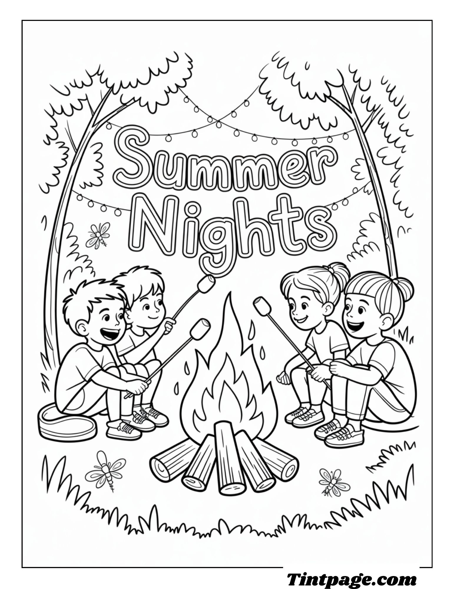 100 Summer Coloring Pages ( Free PDF Printable For All Ages)