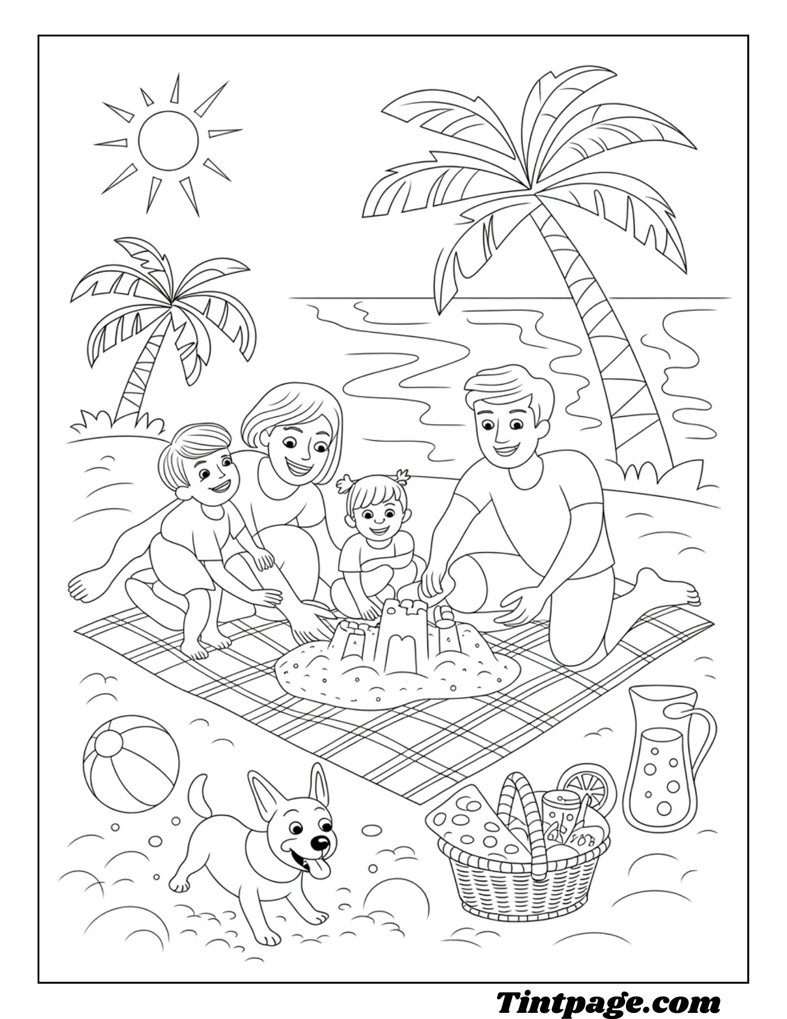 100 Summer Coloring Pages ( Free PDF Printable For All Ages)