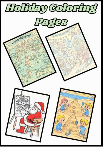 Holiday Coloring Pages